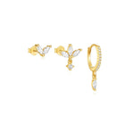 Annelie – Delicati orecchini in oro con filigrana.