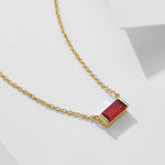 Livia – Collana in argento con piccolo pendente