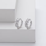 Viktoria – Orecchini in argento con lucentezza chiara