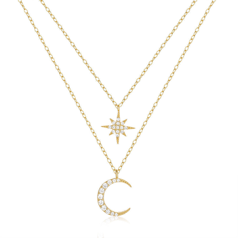 Elisa – Collana in argento con pendente rotondo
