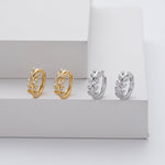 Viktoria – Orecchini in argento con lucentezza chiara
