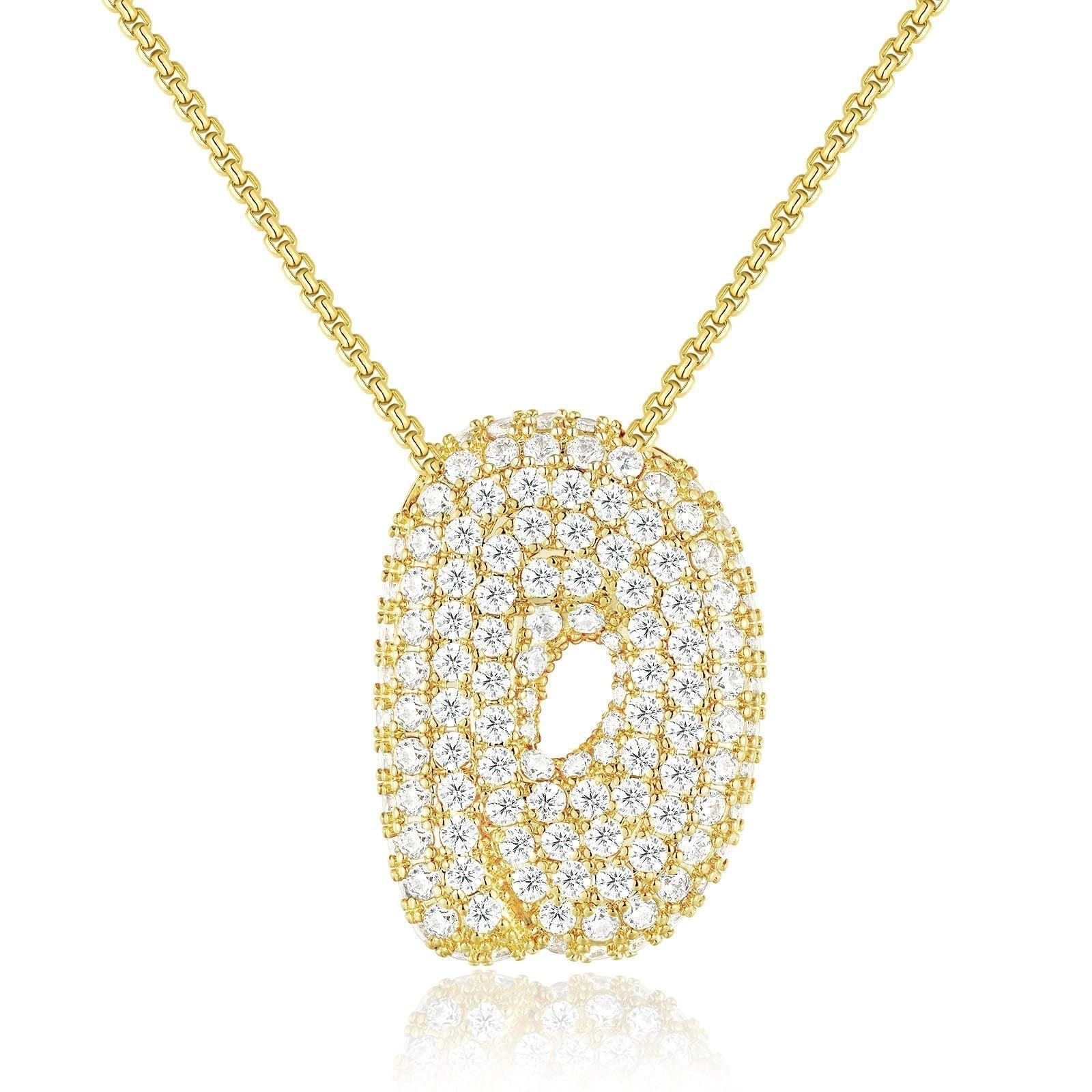Frieda – Catena in oro con ciondolo organico