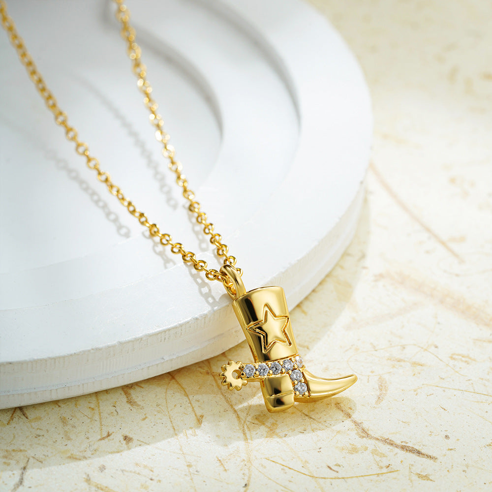 Johana – Collana delicata con pendenti dorati