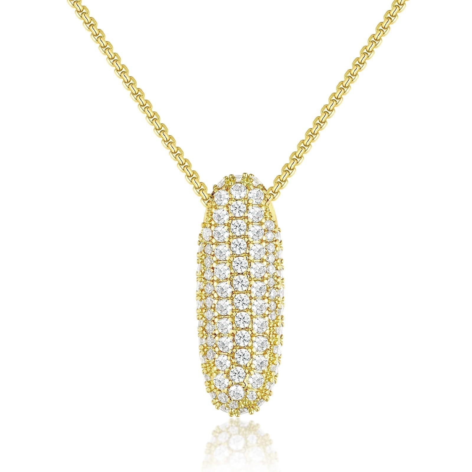 Frieda – Catenina dorata con pendente organico