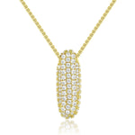 Frieda – Catena in oro con ciondolo organico