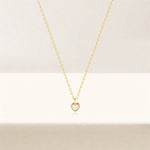 Helena – Collana delicata in argento con piccolo cuore