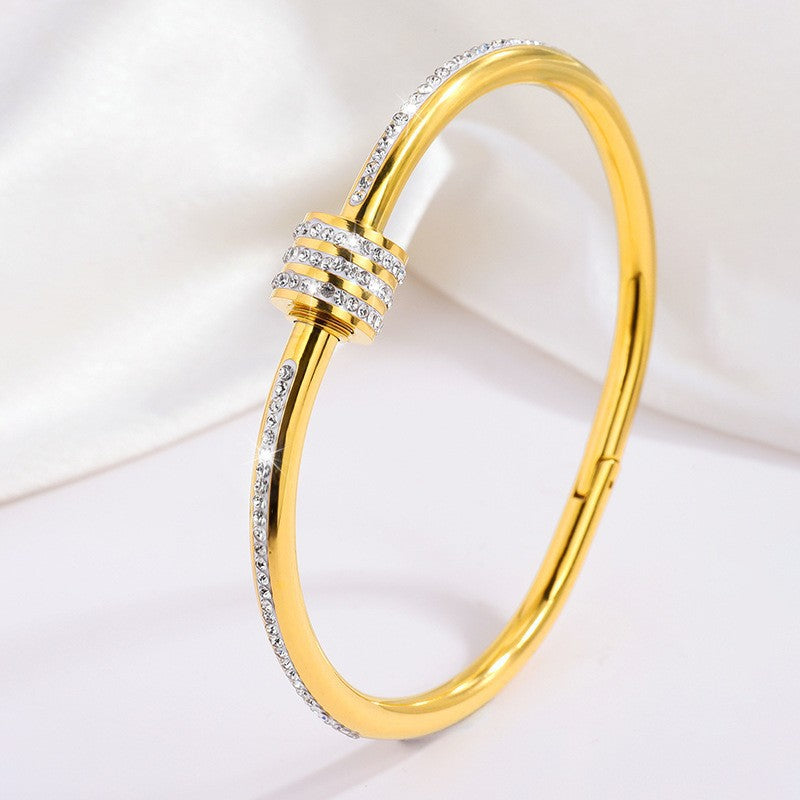 Bracciale Tessandra Virelli Rosa | Oro
