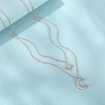 Elisa – Collana in argento con pendente rotondo