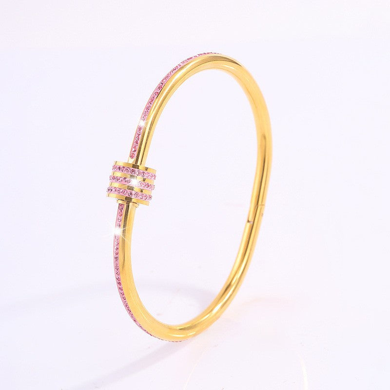 Bracciale Tessandra Virelli Rosa | Oro