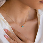 Livia – Collana in argento con piccolo pendente