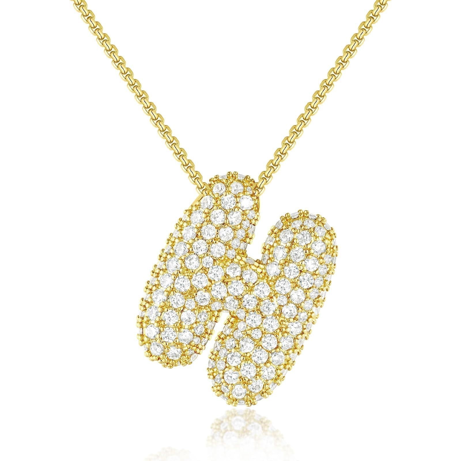 Frieda – Catena in oro con ciondolo organico
