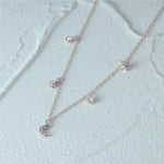Theresa – Collana in argento con struttura a maglie