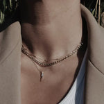 Collana a maglie piatte
