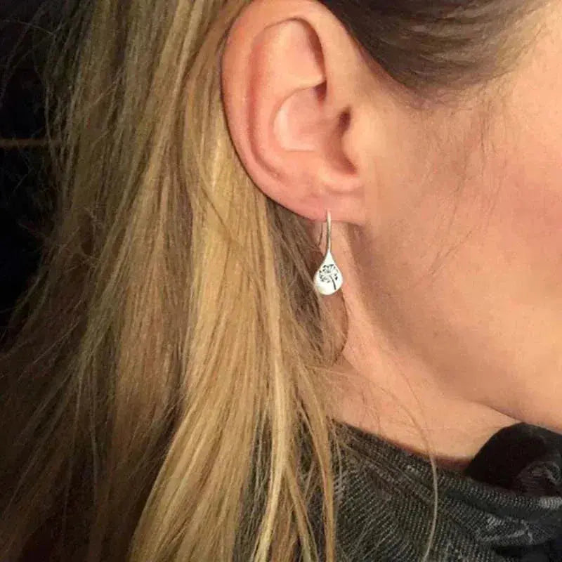 Verena – Orecchini in argento sterling 925 con tarassaco