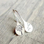 Verena – Orecchini in argento sterling 925 con tarassaco