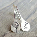 Verena – Orecchini in argento sterling 925 con tarassaco