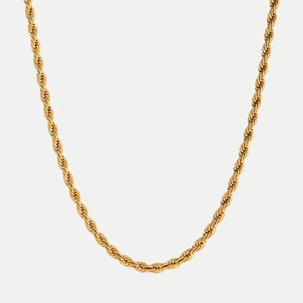 Helena – Collana dorata con decorazione punteggiata