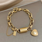 Bracciale grosso Herzstück | Oro