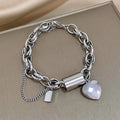 Bracciale a cuore spesso