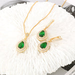 Elina – Collana con pendente di smeraldo.
