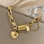 Bracciale a cuore spesso