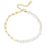 Livia – Collana dorata delicata con struttura a maglie