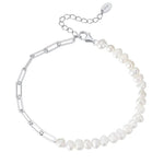 Livia – Collana dorata delicata con struttura a maglie