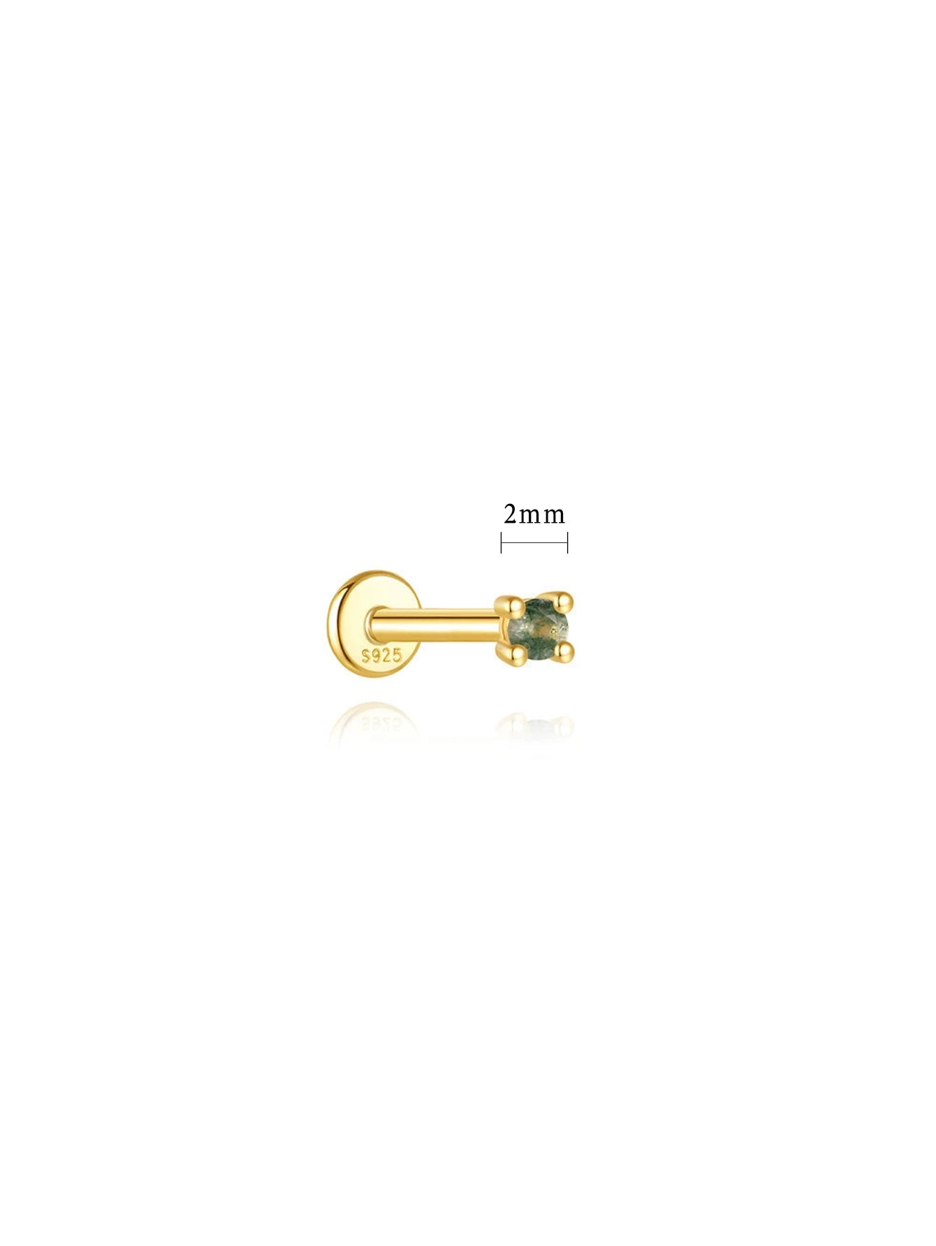 Luana – Orecchini in oro dalla linea femminile.
