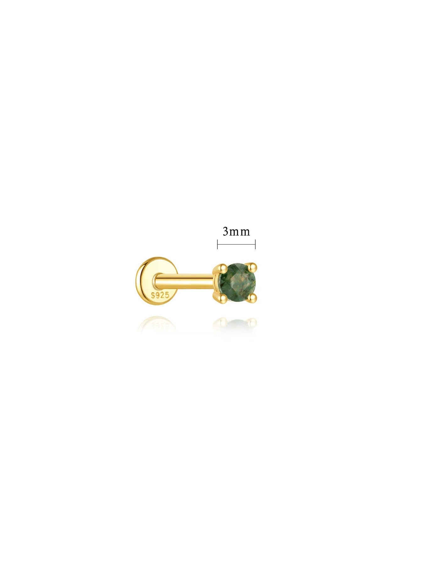 Luana – Orecchini in oro dalla linea femminile.