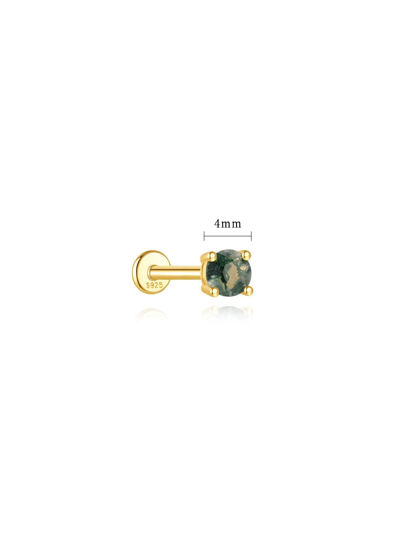 Luana – Orecchini in oro dalla linea femminile.
