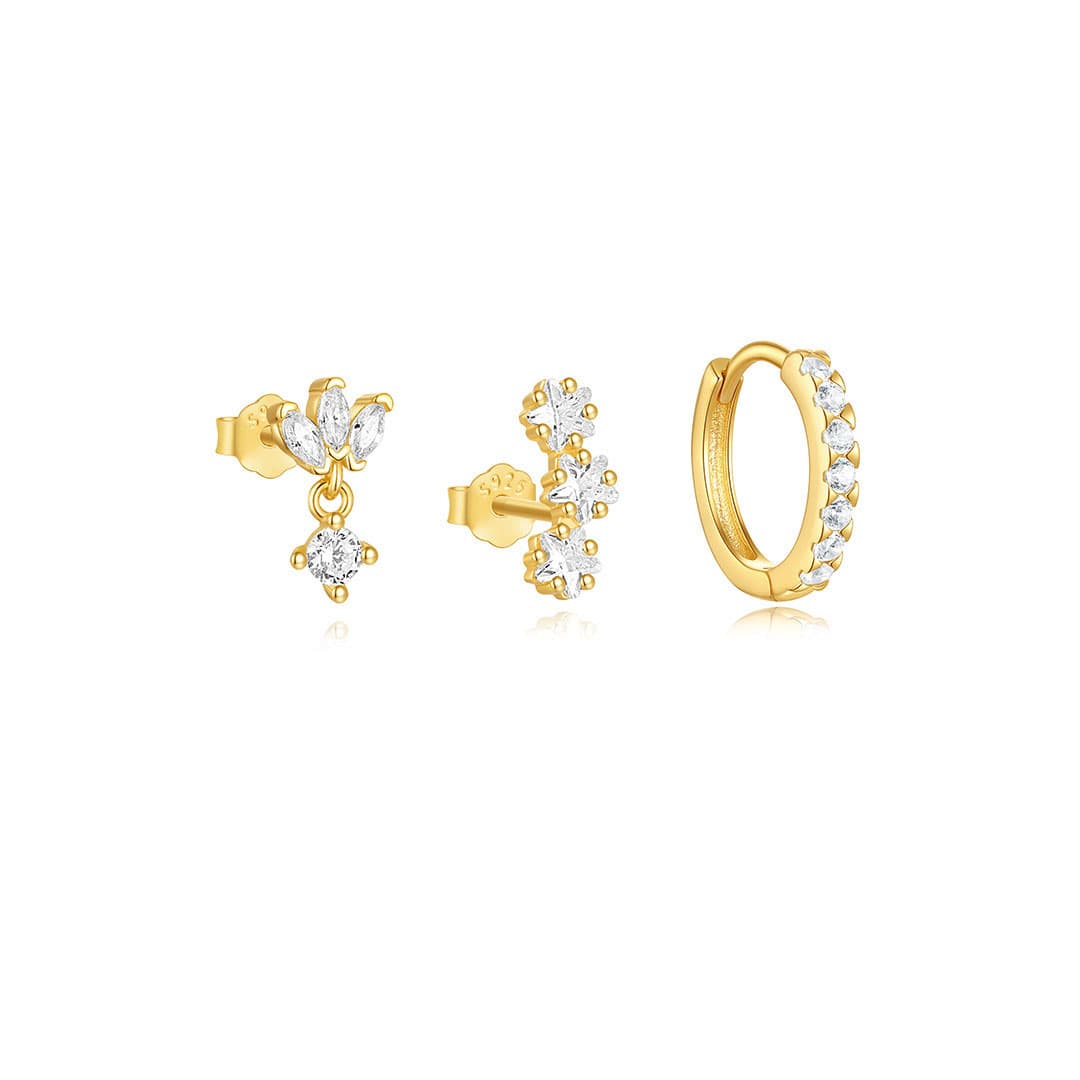 Greta-Luisa – Orecchini in oro dall’eleganza discreta.