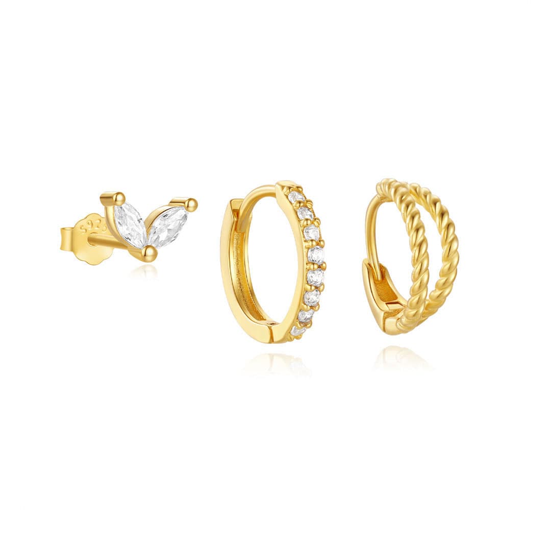 Mara – Orecchini in oro dal movimento delicato.