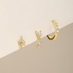 Eva – Orecchini in oro con semplice lucentezza