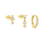 Eva – Orecchini in oro con semplice lucentezza
