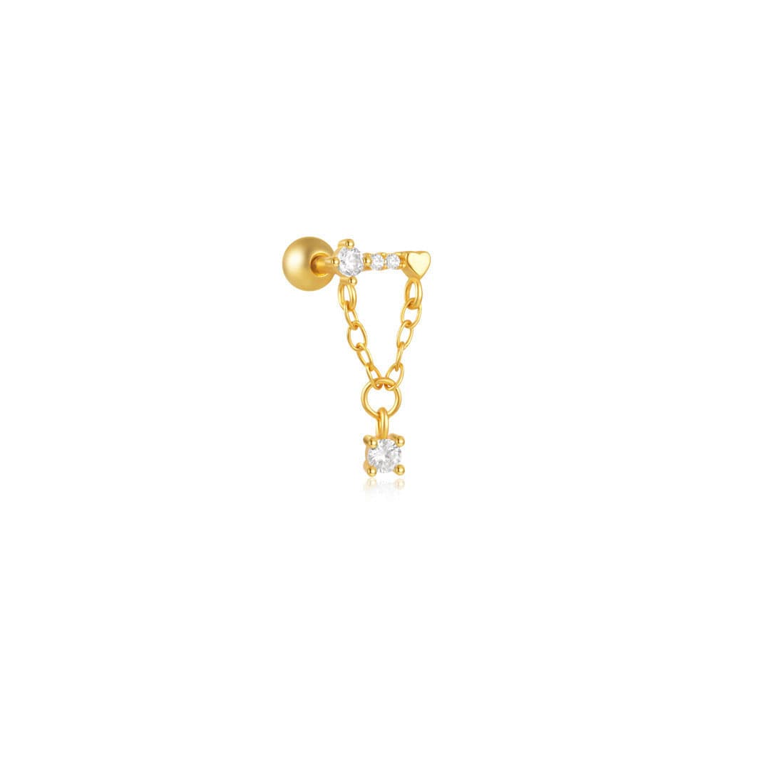 Helena – Orecchini in oro dalla silhouette delicata