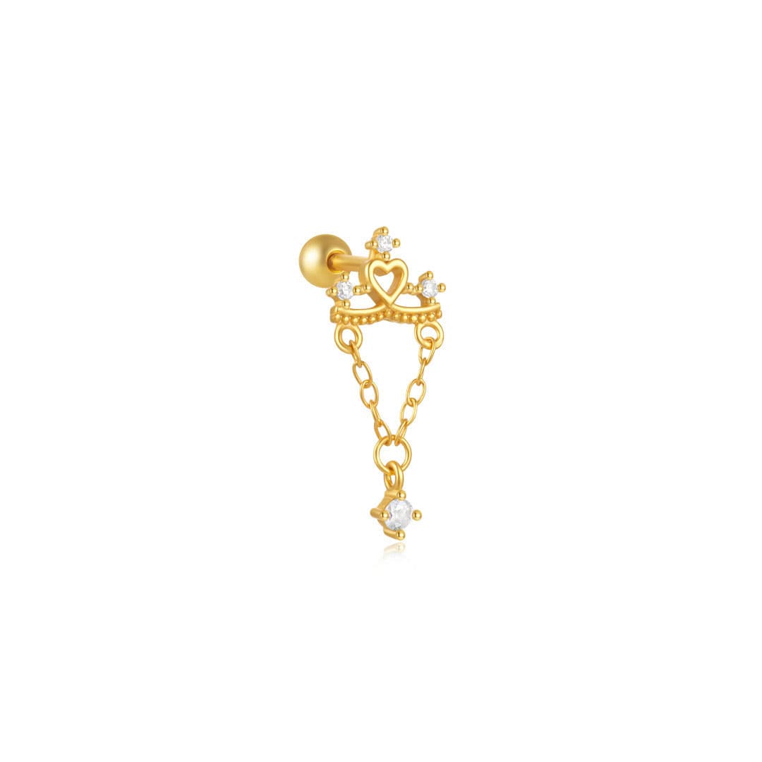 Helena – Orecchini in oro dalla silhouette delicata