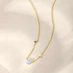 Nora – Collana delicata in argento con pendente a forma di cuore