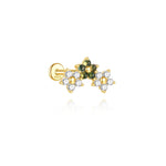 Annika – Orecchini in oro dalla forma pulita e moderna.