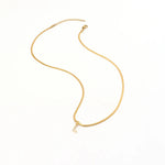 Eva – Collana dorata con pendente a iniziale