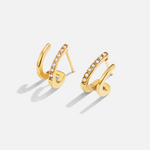 Sabina – Cerchi dorati con twist geometrico