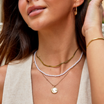 Luzia – Collana dorata a serpente con delicata lucentezza
