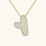 Melanie – Collana dorata con doppio cuore