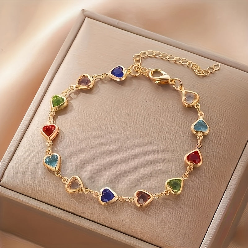 Braccialetto unico a forma di cuore