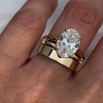Johana – anello solitario con diamante rotondo.