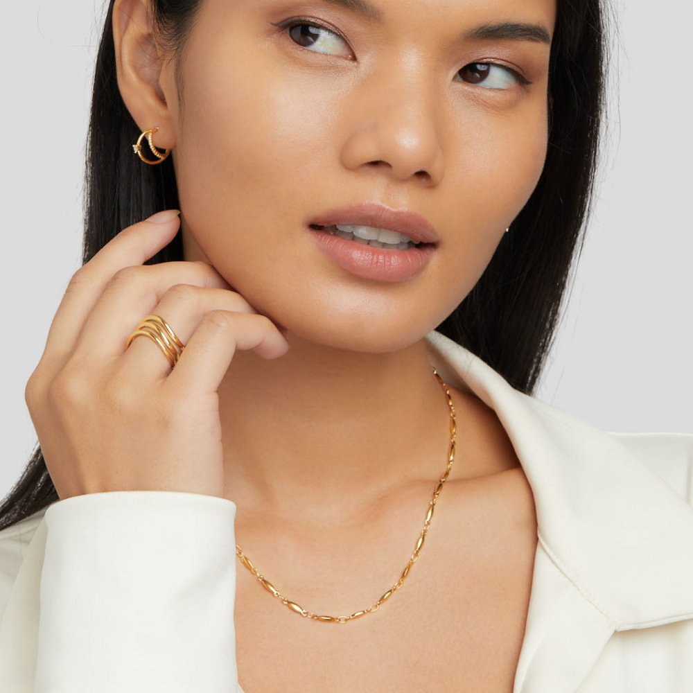 Magdalena – Collana dorata delicata con maglie sottili