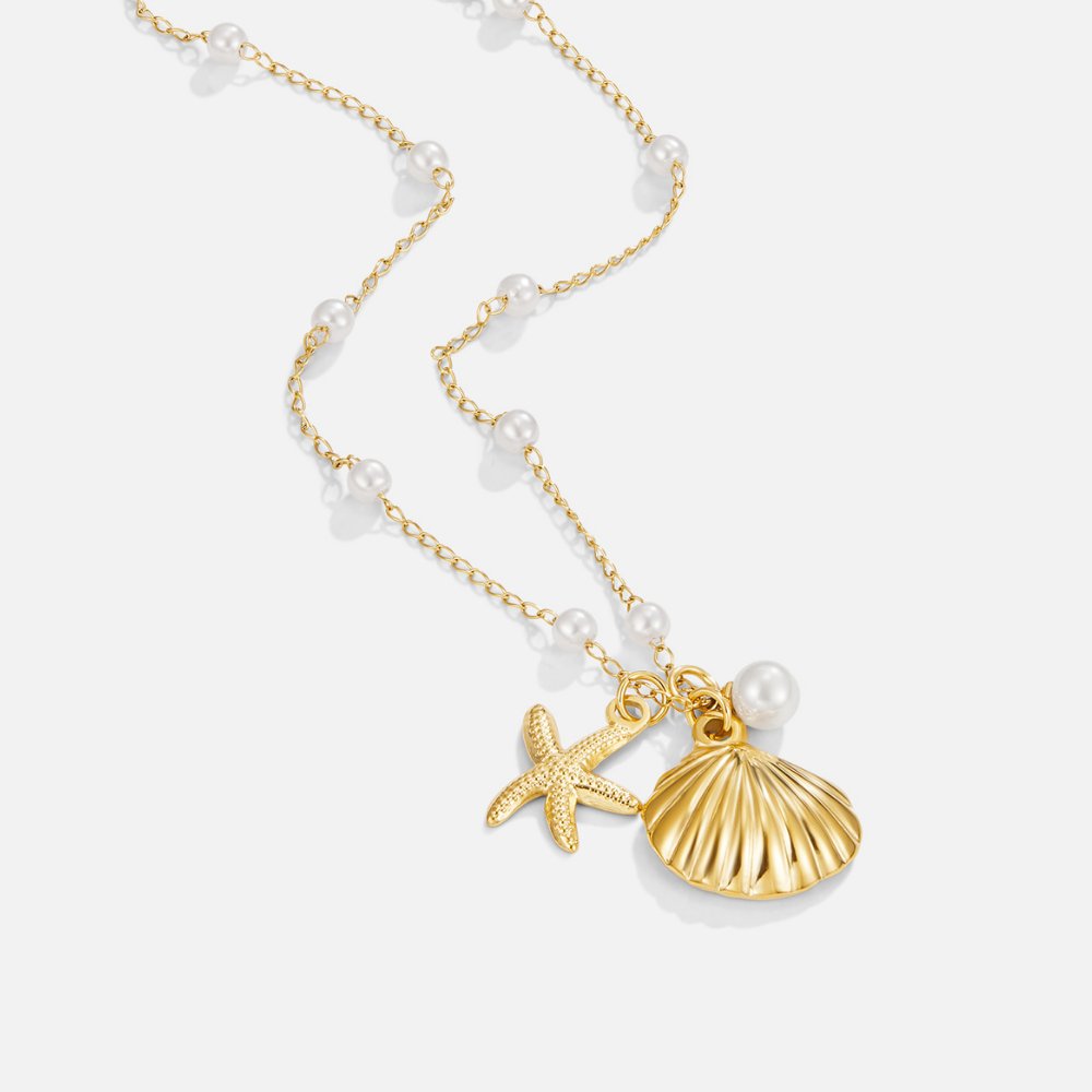 Paulina – Collana dorata con mini cristalli