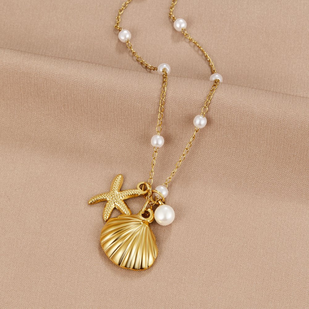 Paulina – Collana dorata con mini cristalli