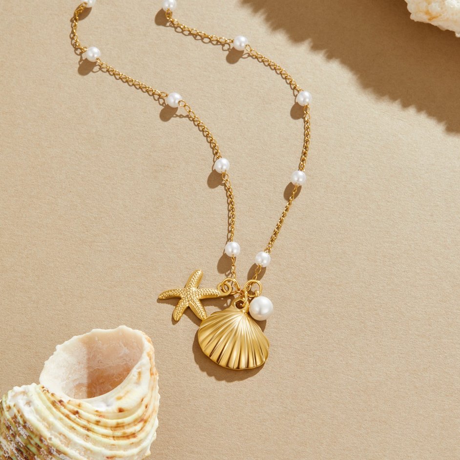 Paulina – Collana dorata con mini cristalli