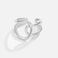 Helena – Anello in argento con elegante curvatura