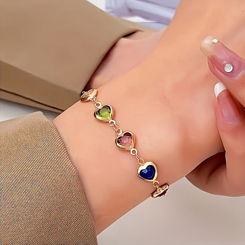 Braccialetto unico a forma di cuore